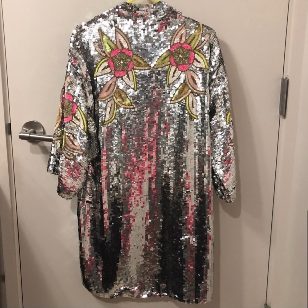 ASOS Festival Sequin Kimono - RARE & Blogger fave! - Picture 5 of 13